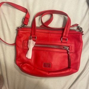 Red Fossil bag